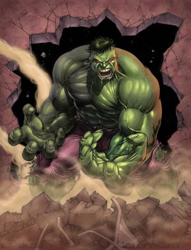 Dale Keown Hulk In Tom Smith 30 Year Veteran Professional Colorist S